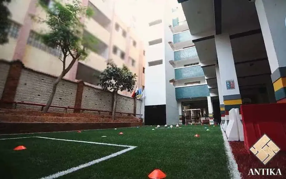 Elrahman Language School garden and activity field